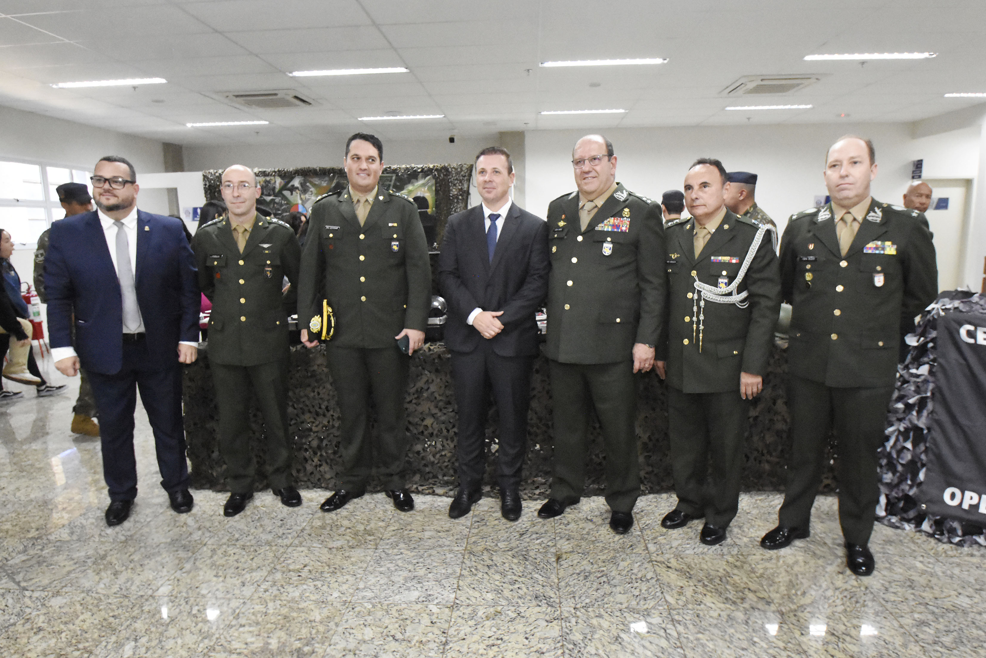 Foto homenageado e convidados